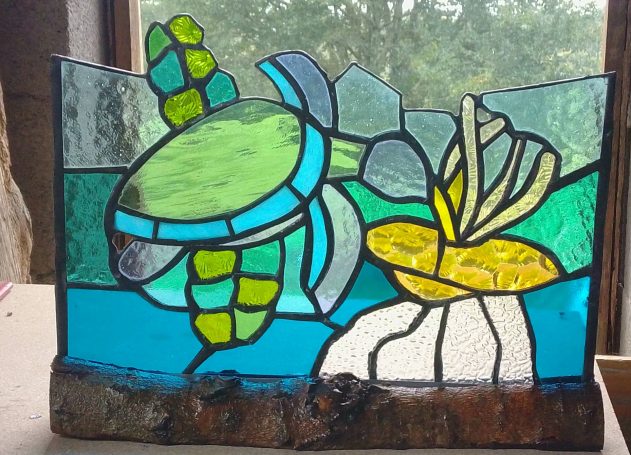 Tortue dans un fond marin 250€